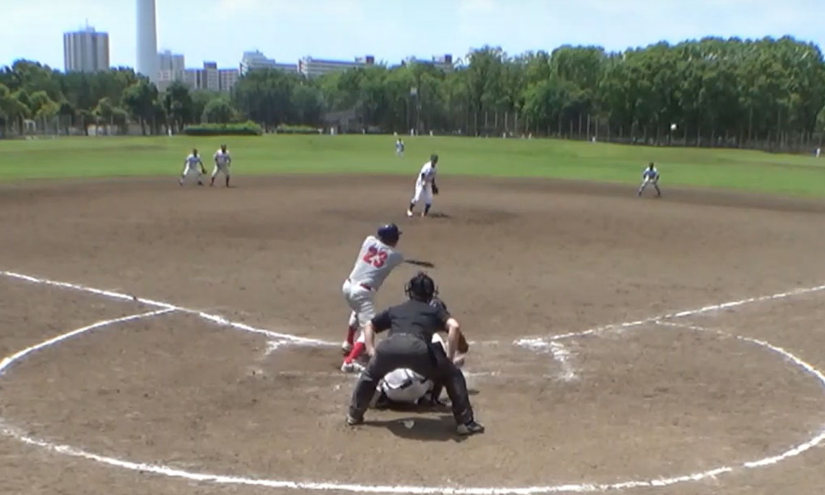 E23田村選手、試合を決めるライト線三塁打！